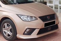 Seat Ibiza 2010–2017 DPT V-3 front lip spoiler (blank højglans) foto 4