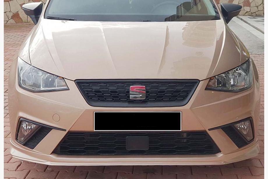 Seat Ibiza 2010–2017 DPT V-3 front lip spoiler (blank højglans) Image