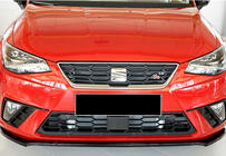 Seat Ibiza 2010–2017 Front læbespoiler til kofanger DPT V-4 (blank sort) foto 2