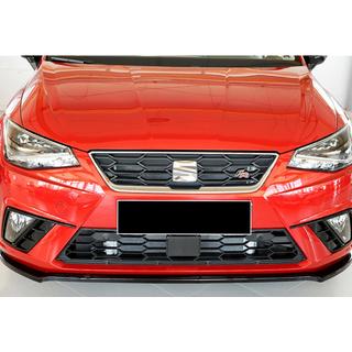 Front læbespoiler til kofanger DPT V-4 (blank sort) Seat Ibiza 2010–2017 foto 2