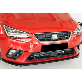 Front læbespoiler til kofanger DPT V-4 (blank sort) Seat Ibiza 2010–2017 foto 3