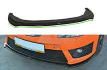 Seat Leon 2005–2012 DPT frontlæbe (til Cupra, blank sort) foto 1