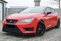Seat Leon 2013–2020 Frontlæbe DPT (Cupra, 2013-2016, sort højglans) foto 2