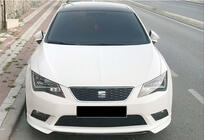Seat Leon 2013–2020 DPT V-1 front lipspoiler (2013-2016, til lakering) foto 4