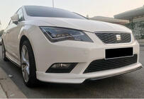 Seat Leon 2013–2020 DPT V-1 front lipspoiler (2013-2016, til lakering) foto 1