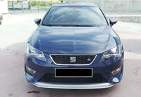 Seat Leon 2013–2020 Front læbespoiler DPT V-2 (2013-2016, blank sort) foto 1