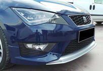 Seat Leon 2013–2020 Front læbespoiler DPT V-2 (2013-2016, blank sort) foto 4