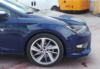 Seat Leon 2013–2020 Front læbespoiler DPT V-2 (2013-2016, blank sort) foto 5