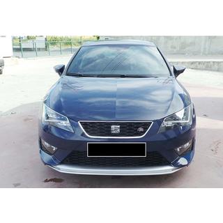 Front læbespoiler DPT V-2 (2013-2016, blank sort) foto 1