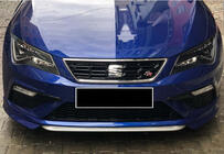 Seat Leon 2013–2020 Frontlipspoiler DPT V-1 (2017-2020, sort højglans) foto 2