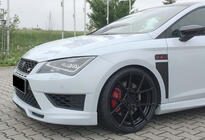 Seat Leon 2013–2020 Front lipspoiler DPT V-5 (2017-2020, blank højglans) foto 2