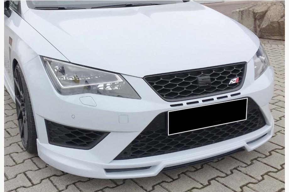 Seat Leon 2013–2020 Front lipspoiler DPT V-5 (2017-2020, blank højglans) Image