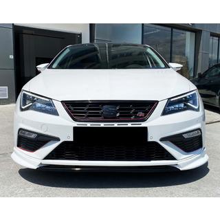 DPT V-3 front lipspoiler (2013-2016, blank højglans) foto 2