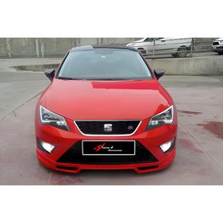Front lipspoiler DPT V-4 (2013-2016, sort højglans)