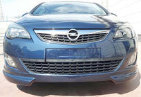 Opel Astra J 2009–2015 Front lip-spoiler DPT V-2 (til lakering) foto 2
