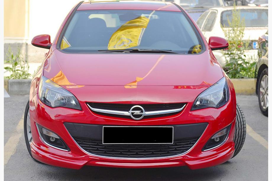 Opel Astra J 2009–2015 Front lip-spoilerlæbe DPT V-3 (klar til lakering) Foto 2