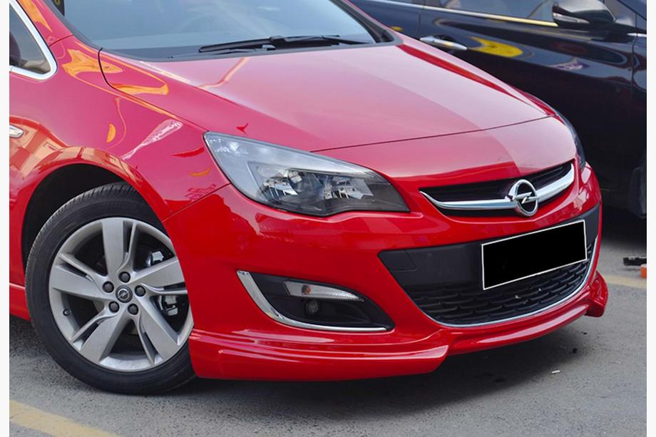 Opel Astra J 2009–2015 Front lip-spoilerlæbe DPT V-3 (klar til lakering) Foto 3