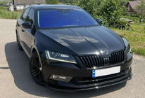Skoda Superb 2015–2024 DPT V-2 frontlæbe (2015-2020, blank sort) foto 13