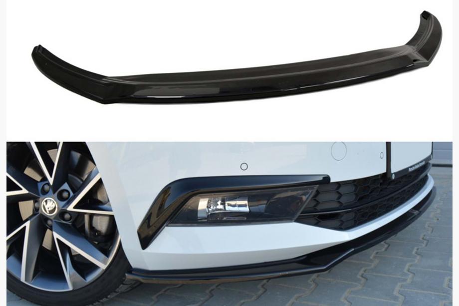 Skoda Superb 2015–2024 DPT V-2 frontlæbe (2015-2020, blank sort) Image