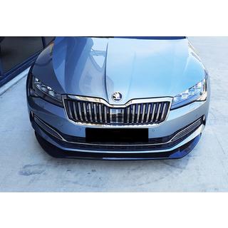 Frontlæbe til kofanger DPT V-3 (2015-2020, blank sort) Skoda Superb 2015–2024 foto 2