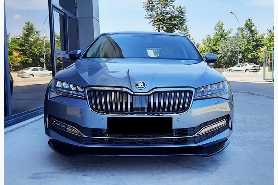 Skoda Superb 2015–2024 Frontlæbe til kofanger DPT V-3 (2015-2020, blank sort) Foto 5