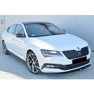 Front læbespoiler til kofanger DPT V-4 (2015-2020, sort højglans) Skoda Superb 2015–2024 foto 1