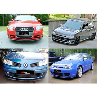 Universal front lip DPT V-6 (ABS, blank højglans) foto 1