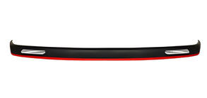 Universel front læbespoiler DPT Red V-1 (ABS, blank sort) foto 1