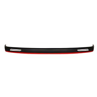 Universel front læbespoiler DPT Red V-1 (ABS, blank sort)