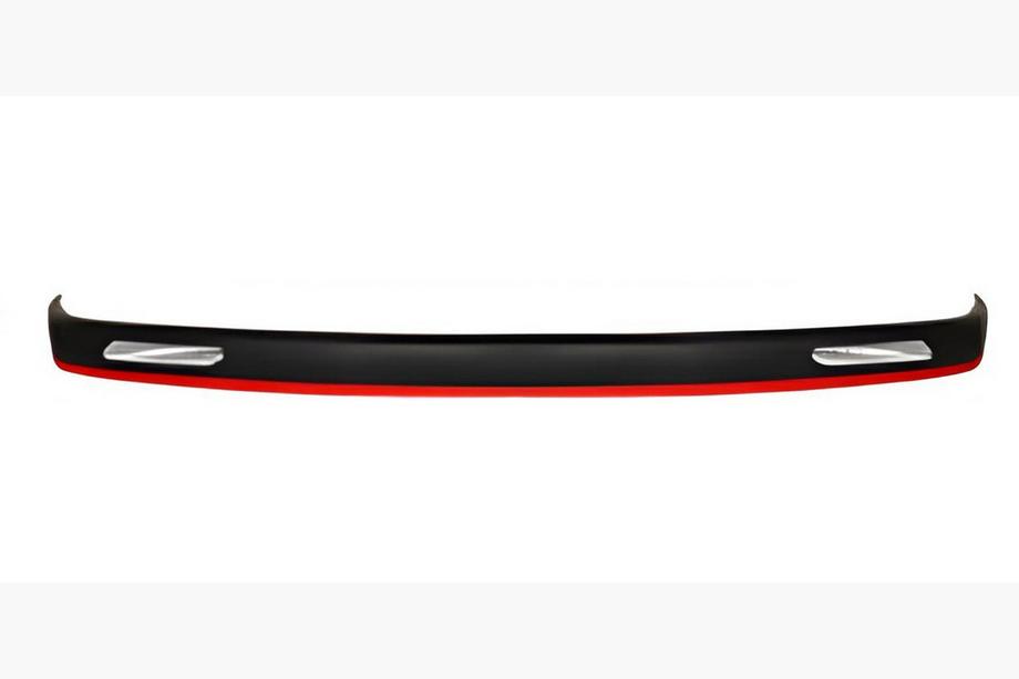Universel front læbespoiler DPT Red V-1 (ABS, blank sort) Image