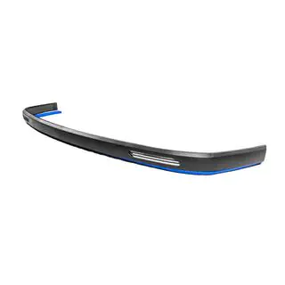 Universel front læbespoiler DPT Blue V-1 (ABS, blank sort) foto 1