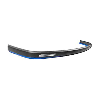 Universel front læbespoiler DPT Blue V-1 (ABS, blank sort) foto 3