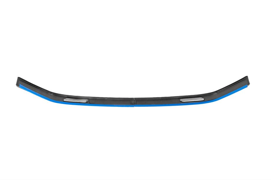 Universel front læbespoiler DPT Blue V-1 (ABS, blank sort) Foto 5