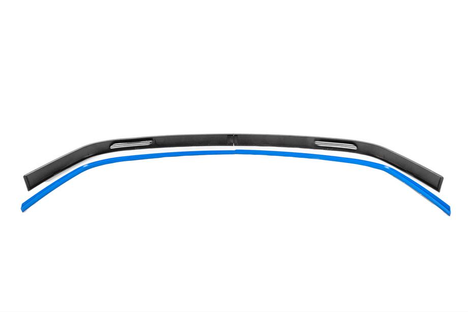Universel front læbespoiler DPT Blue V-1 (ABS, blank sort) Foto 6