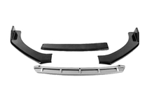 Universal front lip-spoiler DPT Black V-2 (ABS, blank sort/grå) foto 4