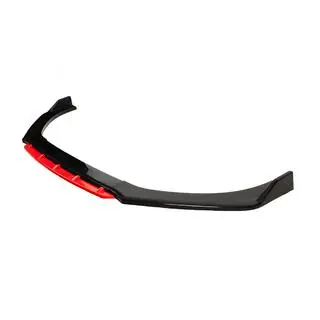 Universal front læbe til kofanger DPT Red V-2 (ABS, blank sort) foto 3