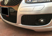 Volkswagen Golf 5 2003–2009 DPT V-2 frontlip (til GTI, sort højglans) foto 2