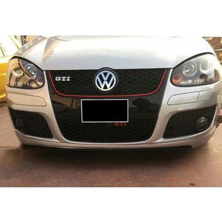 DPT V-2 frontlip (til GTI, sort højglans) foto 1