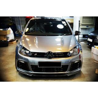 Front lip spoiler DPT V-1 (sort højglans) foto 1