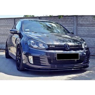 DPT V-2 frontlip (til GTI, sort højglans) Volkswagen Golf 6 2008–2014 foto 2