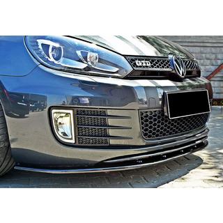 DPT V-2 frontlip (til GTI, sort højglans) Volkswagen Golf 6 2008–2014 foto 4