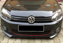 Volkswagen Golf 6 2008–2014 Front lipspoiler DPT V-2 (til lakering) foto 1