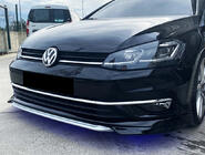 Volkswagen Golf 7/E-Golf 2012–2020 Front lipspoiler DPT V-1 (til original kofanger, 2017-2019, til lakering) foto 1