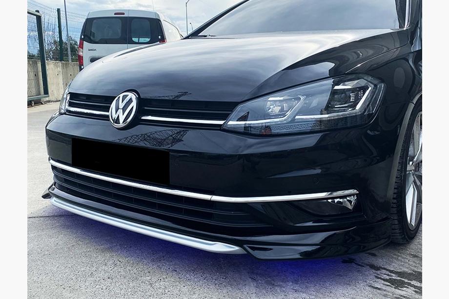 Volkswagen Golf 7/E-Golf 2012–2020 Front lipspoiler DPT V-1 (til original kofanger, 2017-2019, til lakering) Image