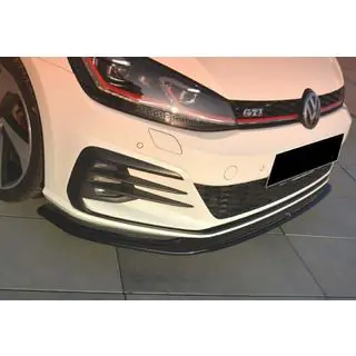 Front læbespoiler DPT V-2 (til GTI, 2017-2019, blank sort) foto 3