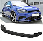 Volkswagen Golf 7/E-Golf 2012–2020 DPT V-4 frontlip (til R / R-Line HB, 2017-2019, blank sort) foto 1