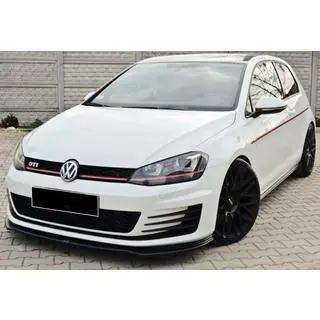 Front læbespoiler DPT V-2 (til GTI, 2012-2017, blank sort) foto 2