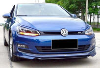 Volkswagen Golf 7/E-Golf 2012–2020 Forreste læbespoiler DPT V-1 (til original kofanger, 2012-2017, til lakering) foto 1
