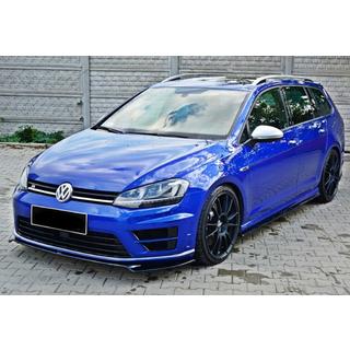 DPT V-2 front læbespoiler (til R / R-Line HB, 2012-2017, blank sort) Volkswagen Golf 7/E-Golf 2012–2020 foto 1
