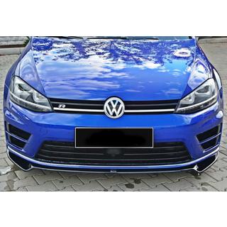 DPT V-2 front læbespoiler (til R / R-Line HB, 2012-2017, blank sort) Volkswagen Golf 7/E-Golf 2012–2020 foto 3